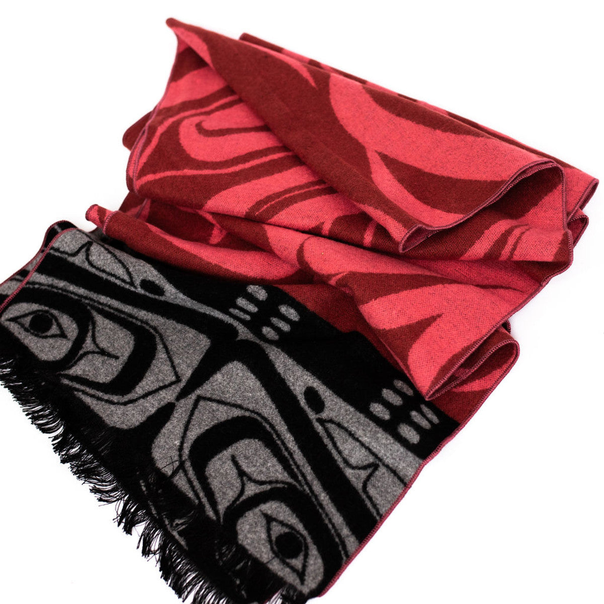 Brushed Silk Scarf - Raven Box by Allan Weir