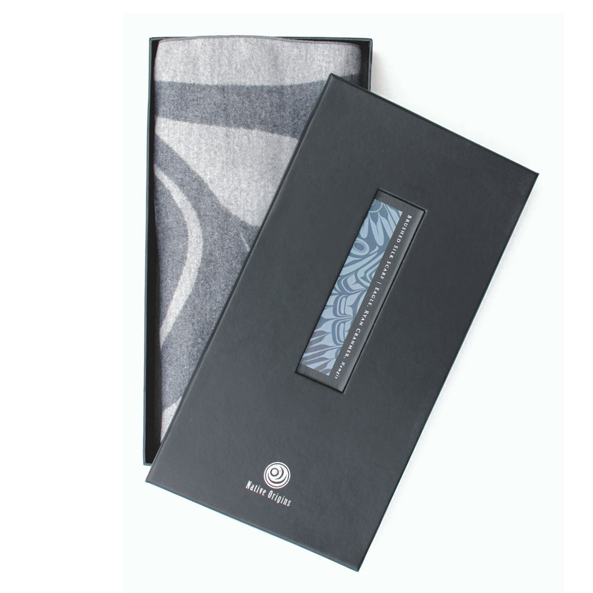 Native Art "Embracing Tradition" Silk Scarf by Donnie Edenshaw