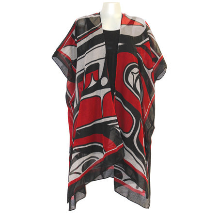 Cover-Up Kimono - Sgaan (Whale)