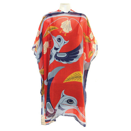 Cover-Up Kimono: Dance of the Hummingbirds