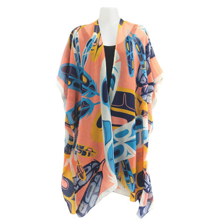 Cover-Up Kimono - Feathers