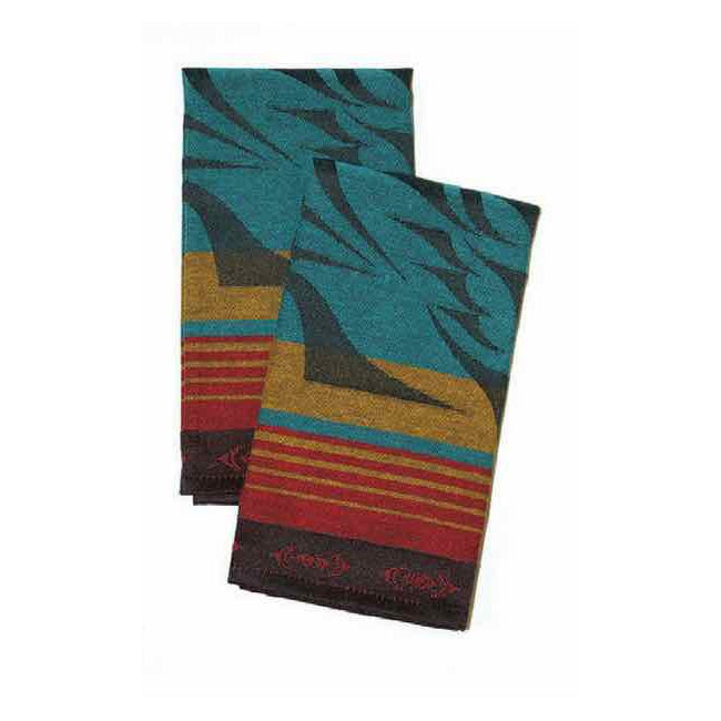 Indigenous Art 2-Piece Napkins Set - "Salish Sunset" by Simone Diamond
