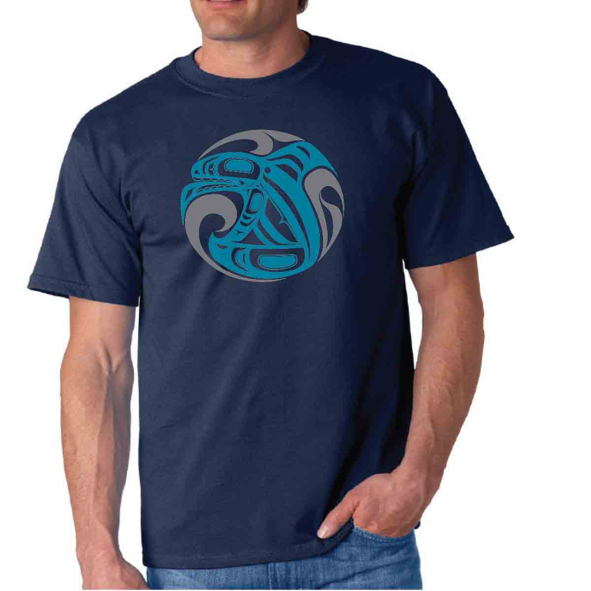 Killer Whale Cotton Graphic T-shirt by Trevor Angus