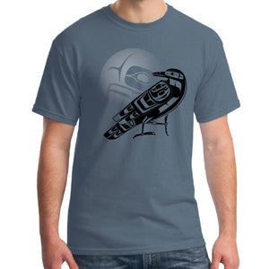 Crow Cotton Graphic T-shirt by Ben Houstie (Clearance)
