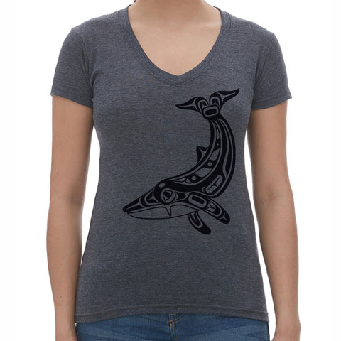 Humpback Whale Cotton T-Shirt by Gordon White