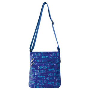 Crossbody Bag Pacific Formlines by Paul Windsor (blue)