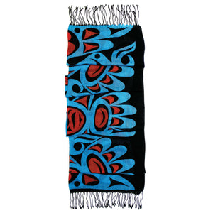 First Nation Art Printed Scarf - Eagles