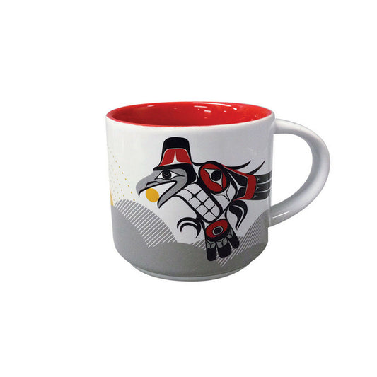 White Mug - Raven Brings Light