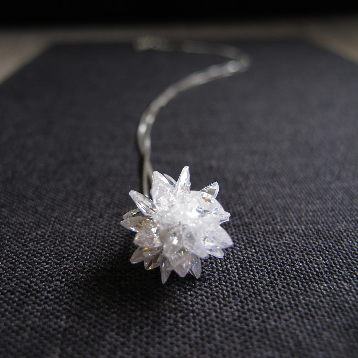 Sparking Silver Necklace "The North Star"