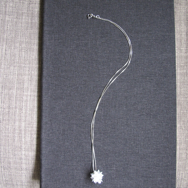 Sparking Silver Necklace "The North Star"