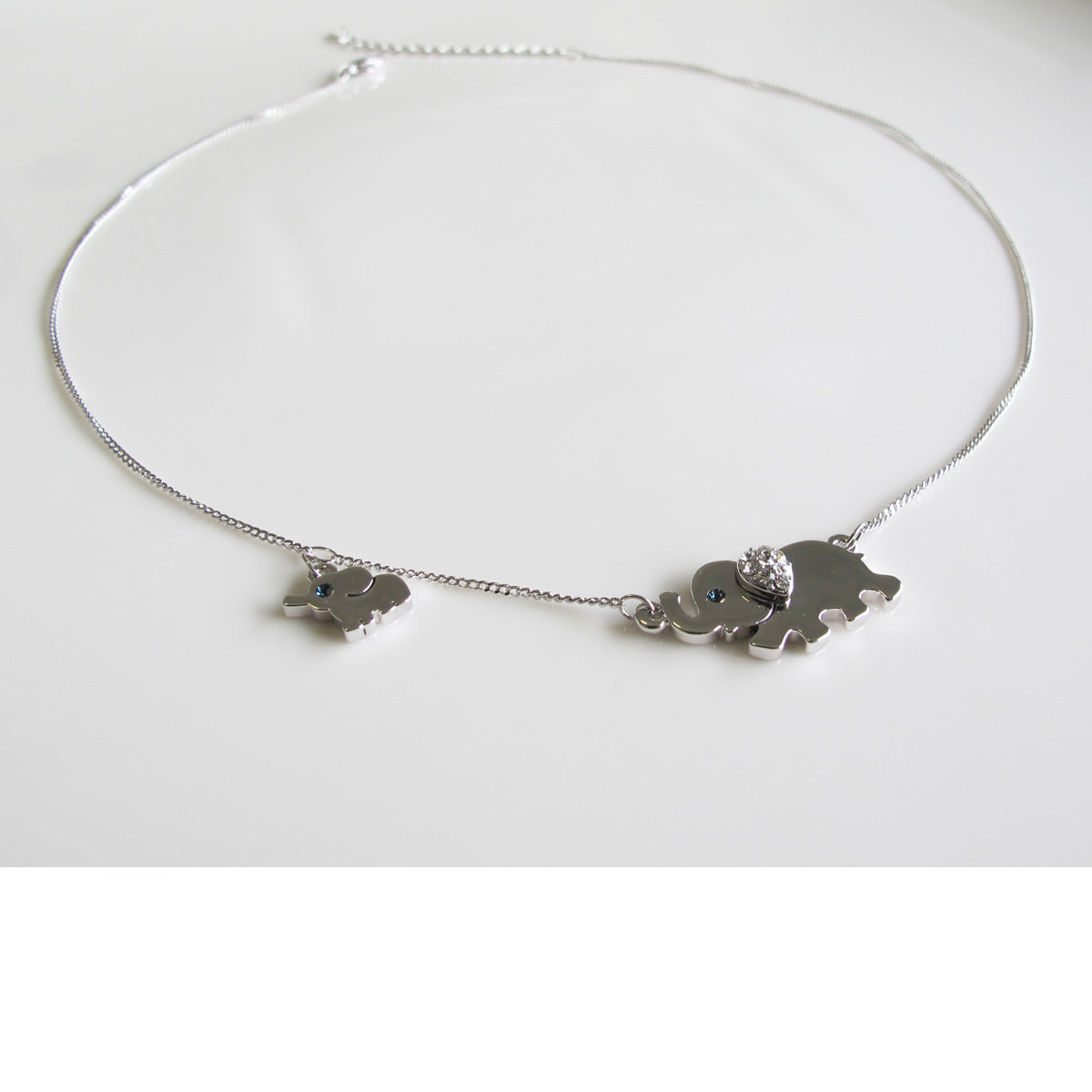"Mom & Me" Elephant Necklace