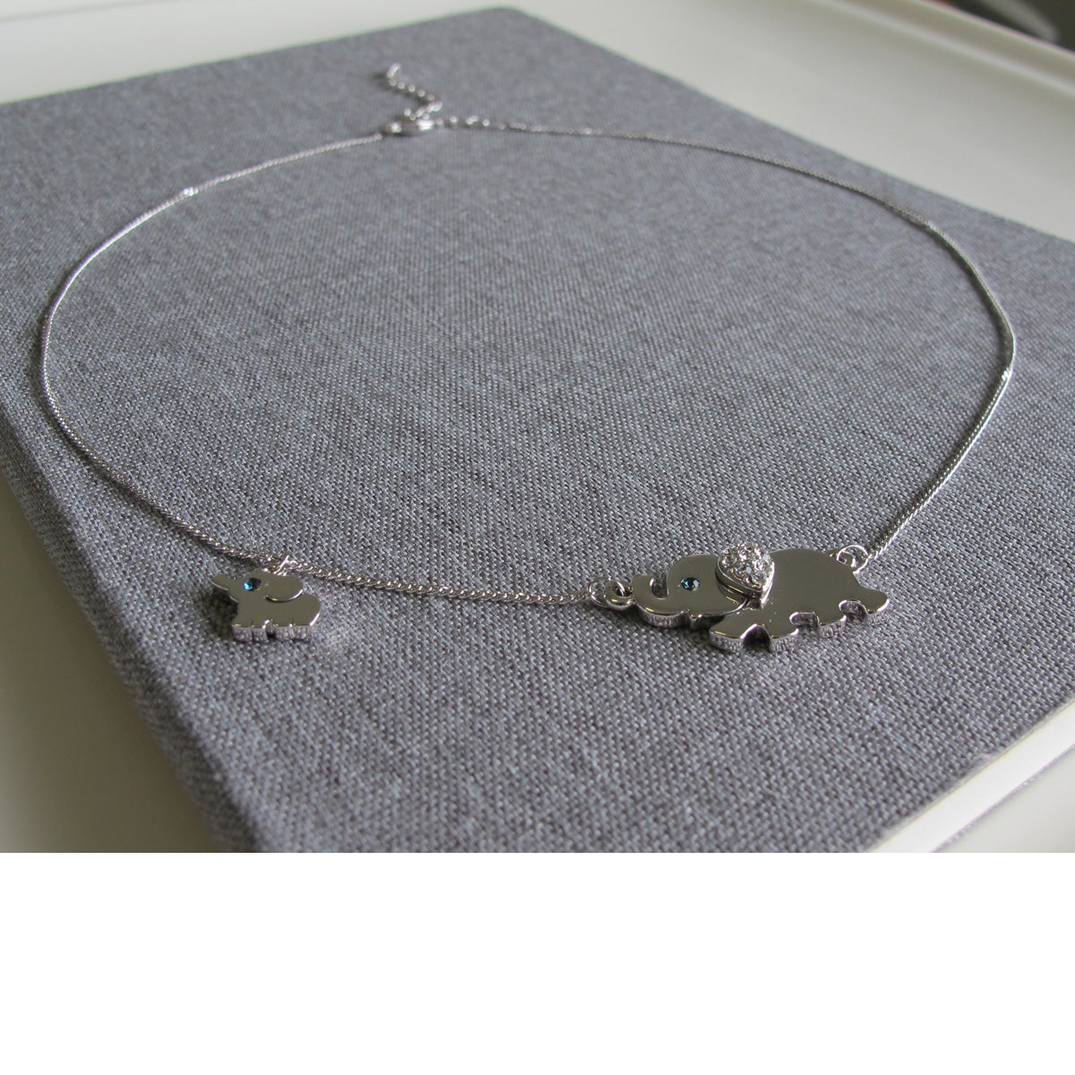 "Mom & Me" Elephant Necklace