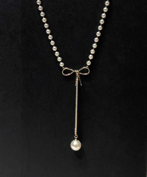 Pear Cubic Zirconia Y-Shape Necklace