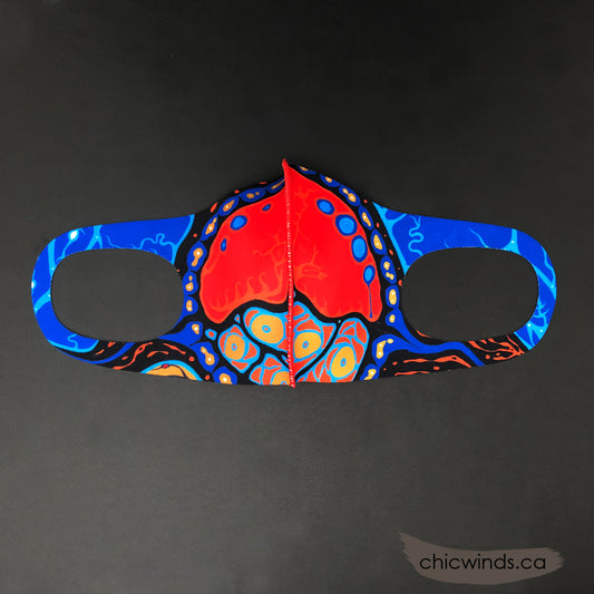 Reusable Comfort-Stretch Face Mask - Turtle