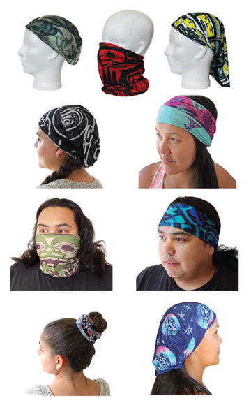 Multifunctional Headwear- Feathers