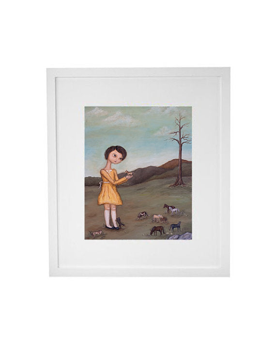 Art print "Valley of the Tiny Horses"