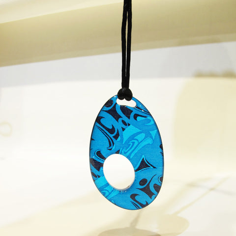 Corrine Hunt Silk Inspiration free style pendant necklace