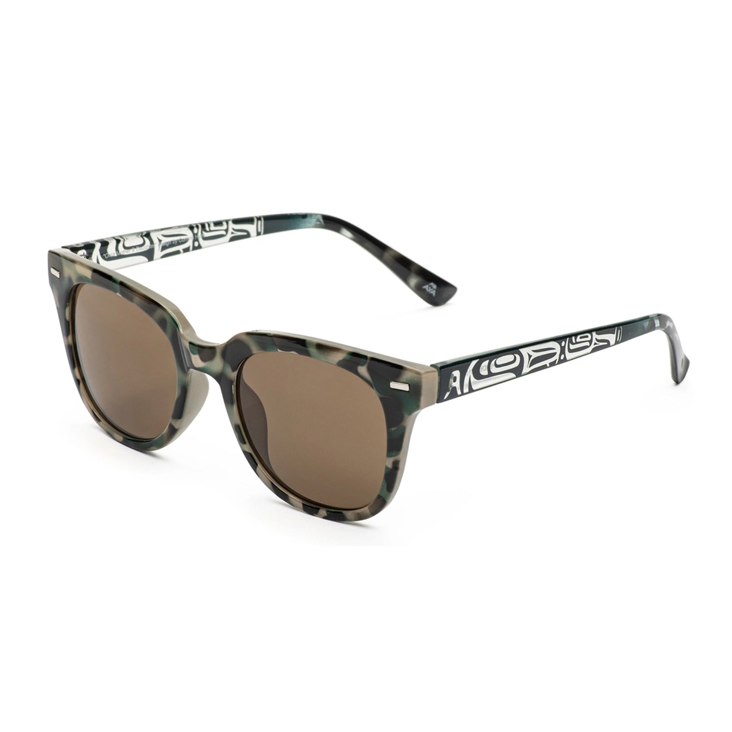 Pender Unisex Sunglasses with Orca Mother & Daughter by Corrine Hunt