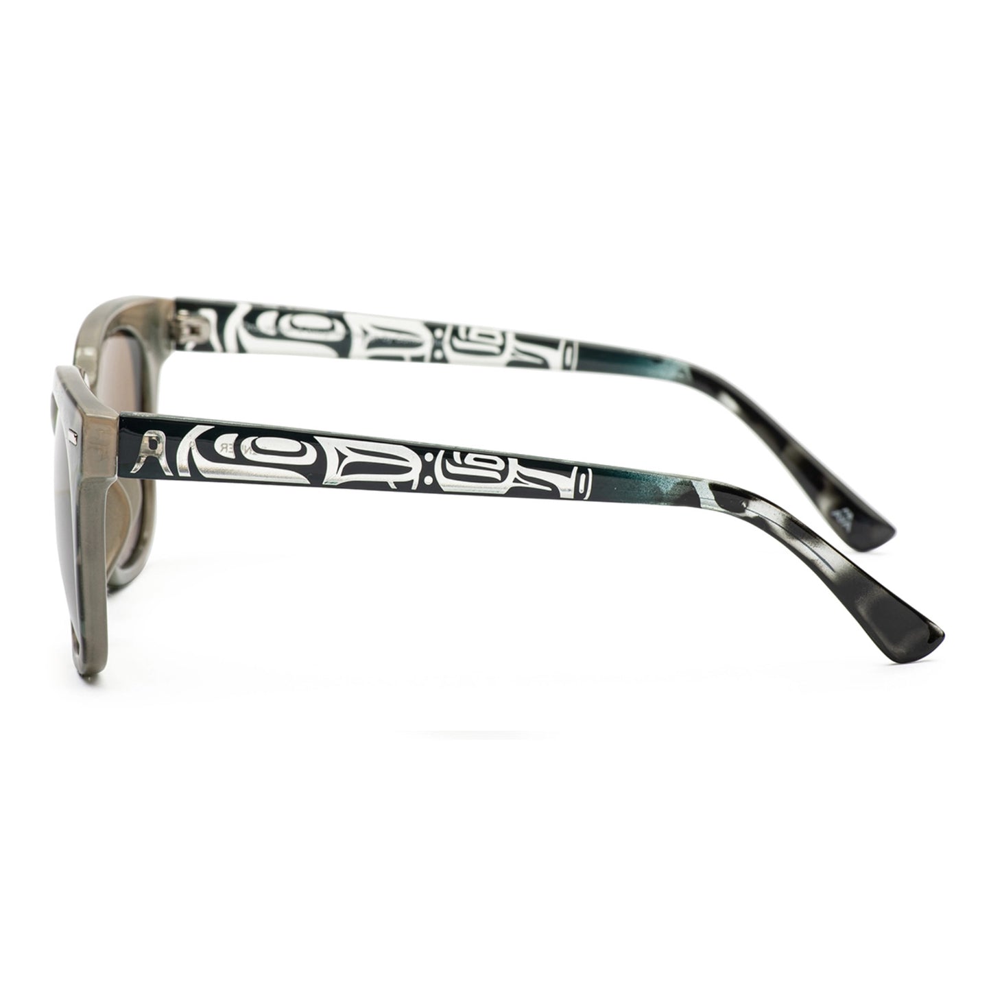 Pender Unisex Sunglasses with Orca Mother & Daughter by Corrine Hunt