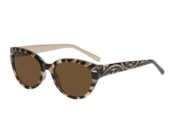 Soleil Sunglasses with Rising Sun Design